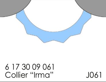 Preview: 061 Klöppelbrief Collier "Irma"